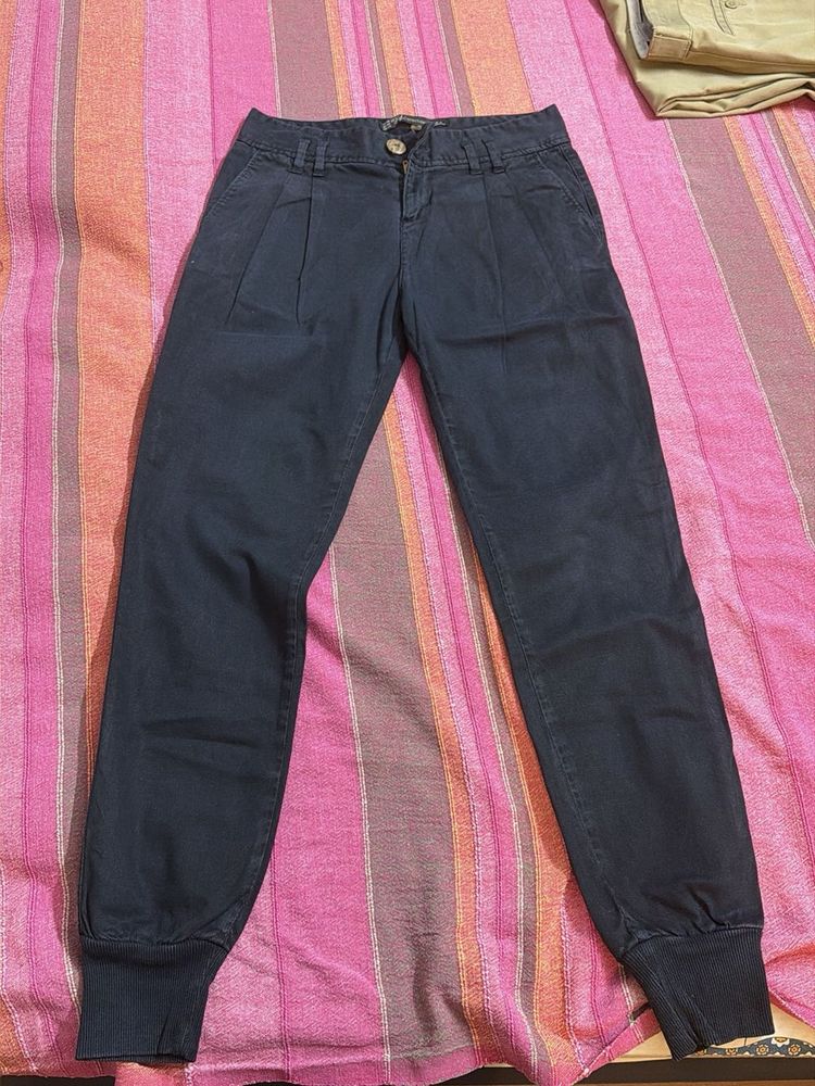 Zara Black Jogger Style Pants