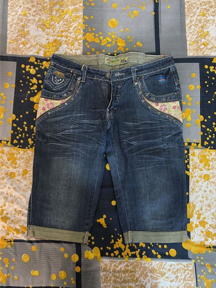 Denim Capri Jeans