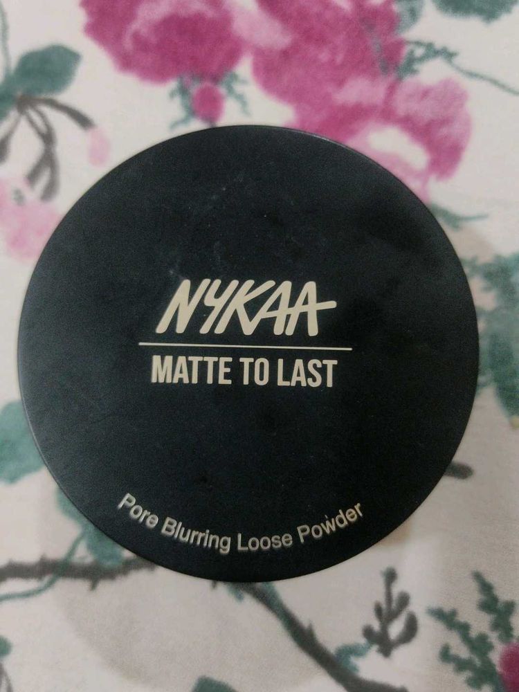 ✨New✨Nykaa Matte To Last Loose Powder Olive0