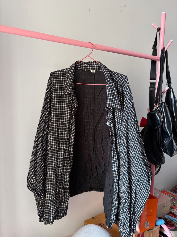 Checkered Long Sleeve Shirt