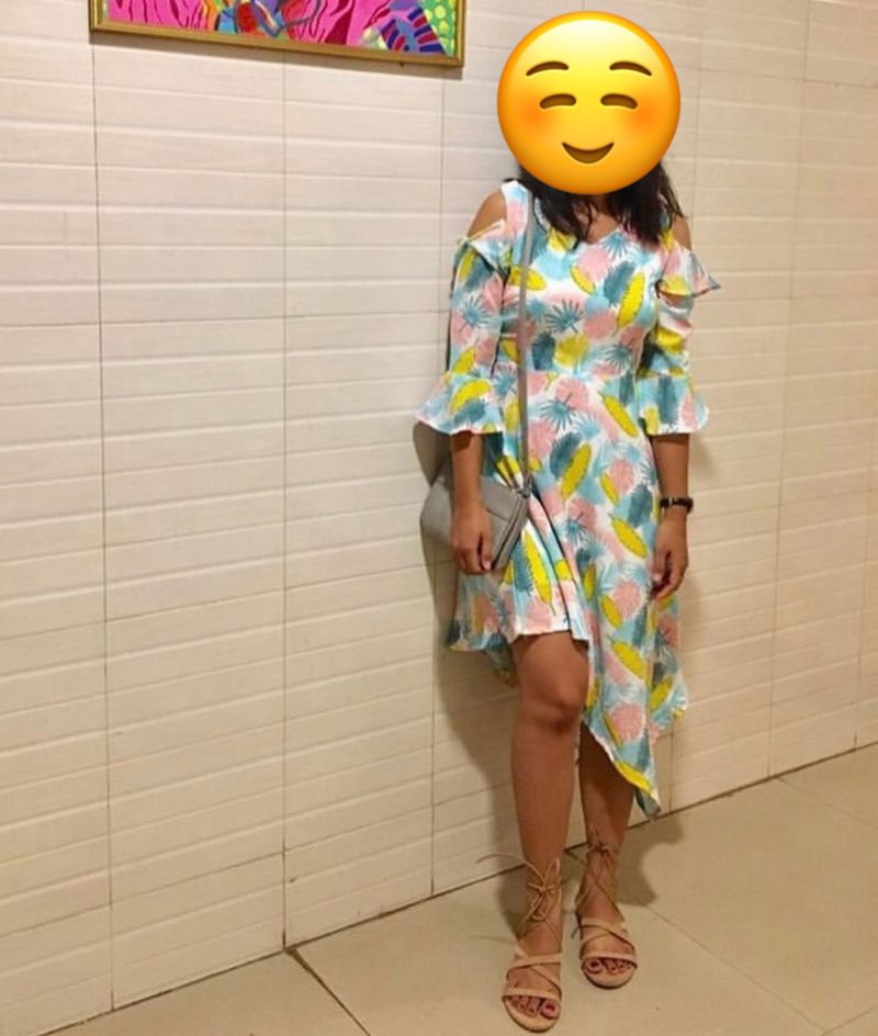 Forever Glam Tropical Dress