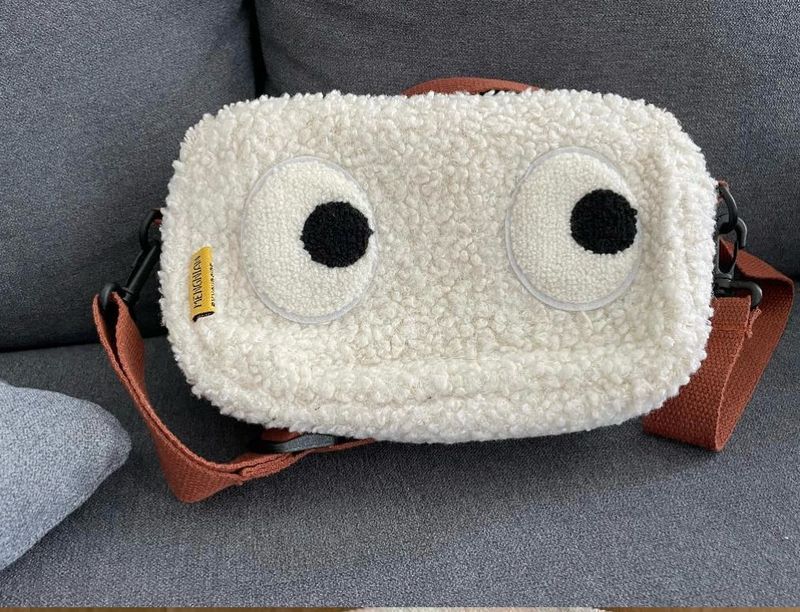Cute Sherpa Crossbody Bag