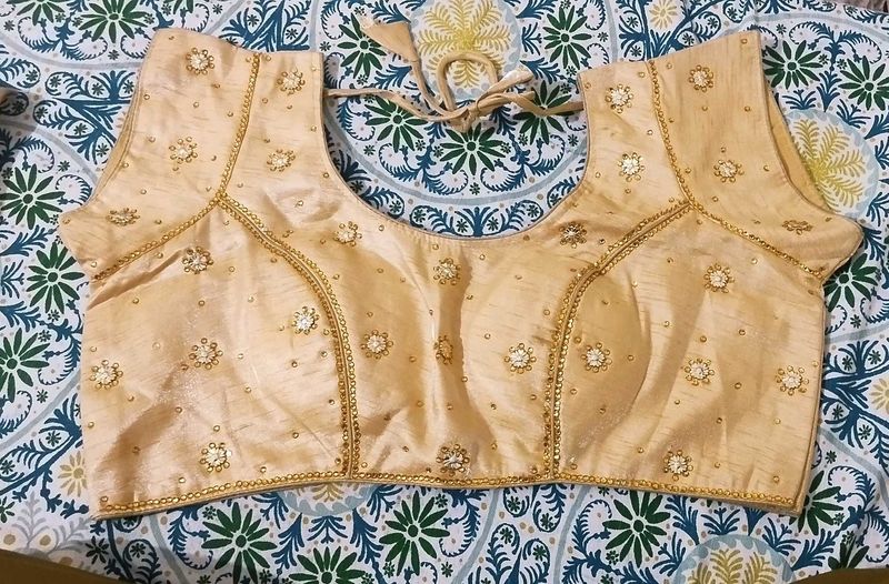 Silk Golden Blouse