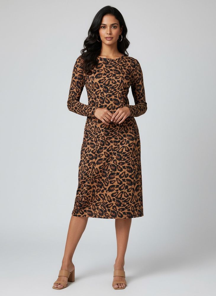 🐆🐆Leopard Print Long Sleeve Dress🐆🐆