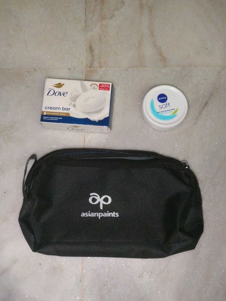 Dove Soap &amp; Nivea Cream with Pouch