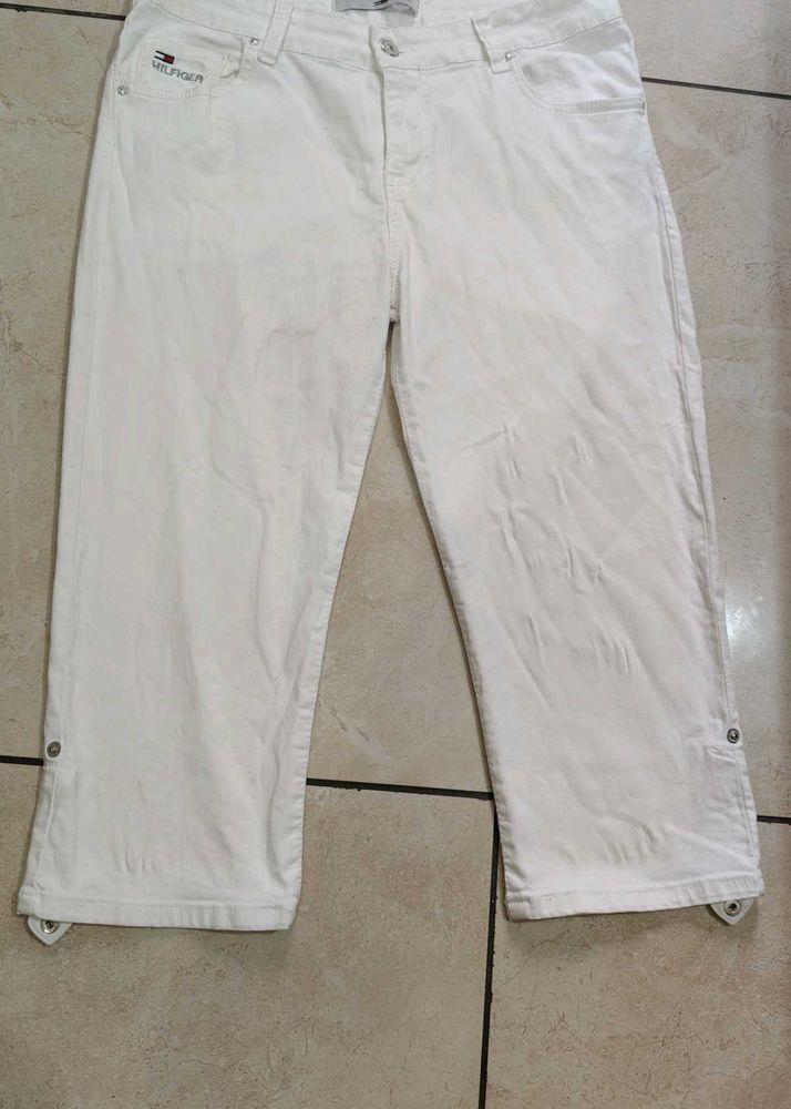 Tommy Hilfiger White Capris
