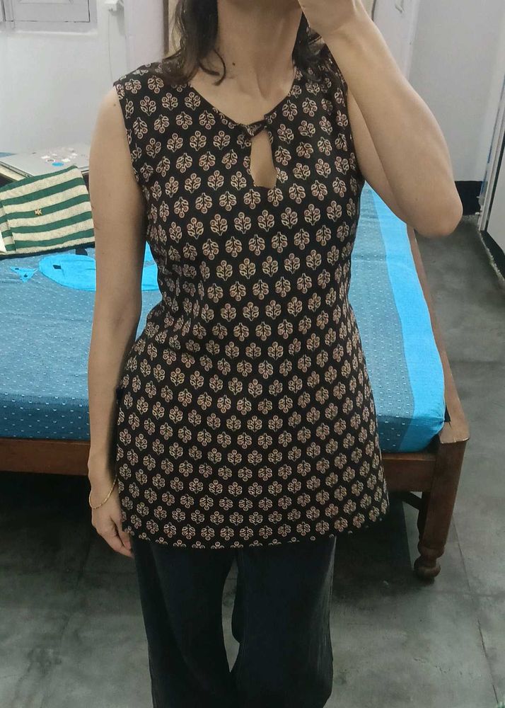 cut sleeve short kurti