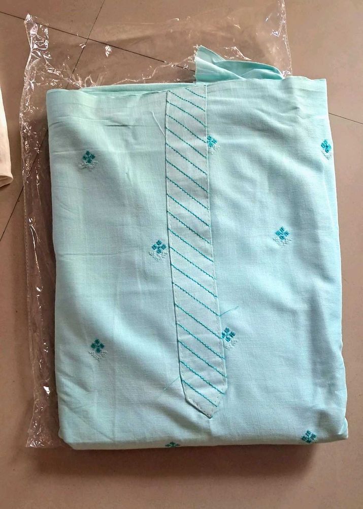 Light Blue  Kurta Set (OFFICE WEAR) PURE COTTON
