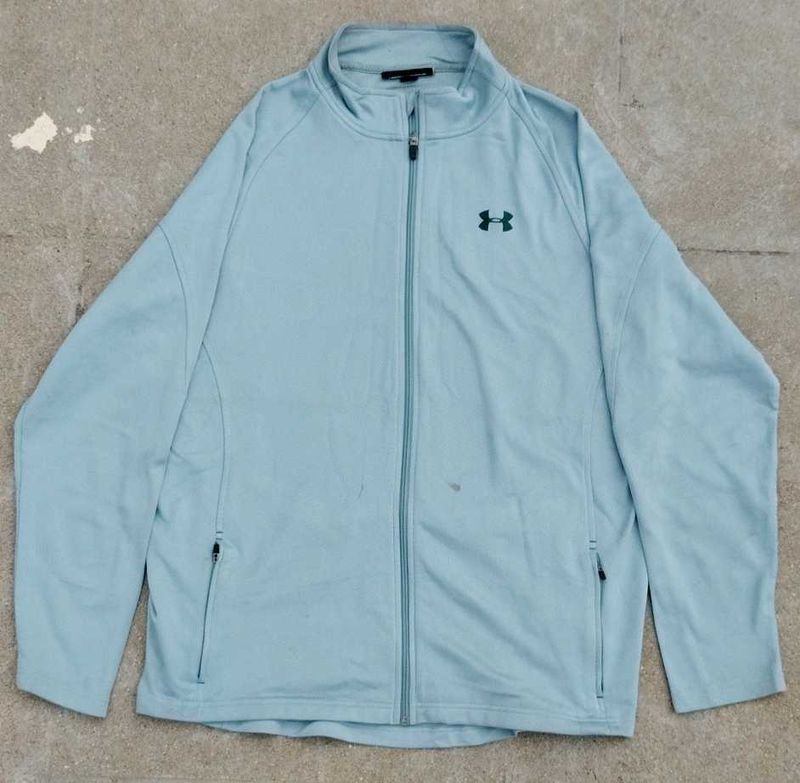 Under Armour Light Blue Zip-Up Jacket