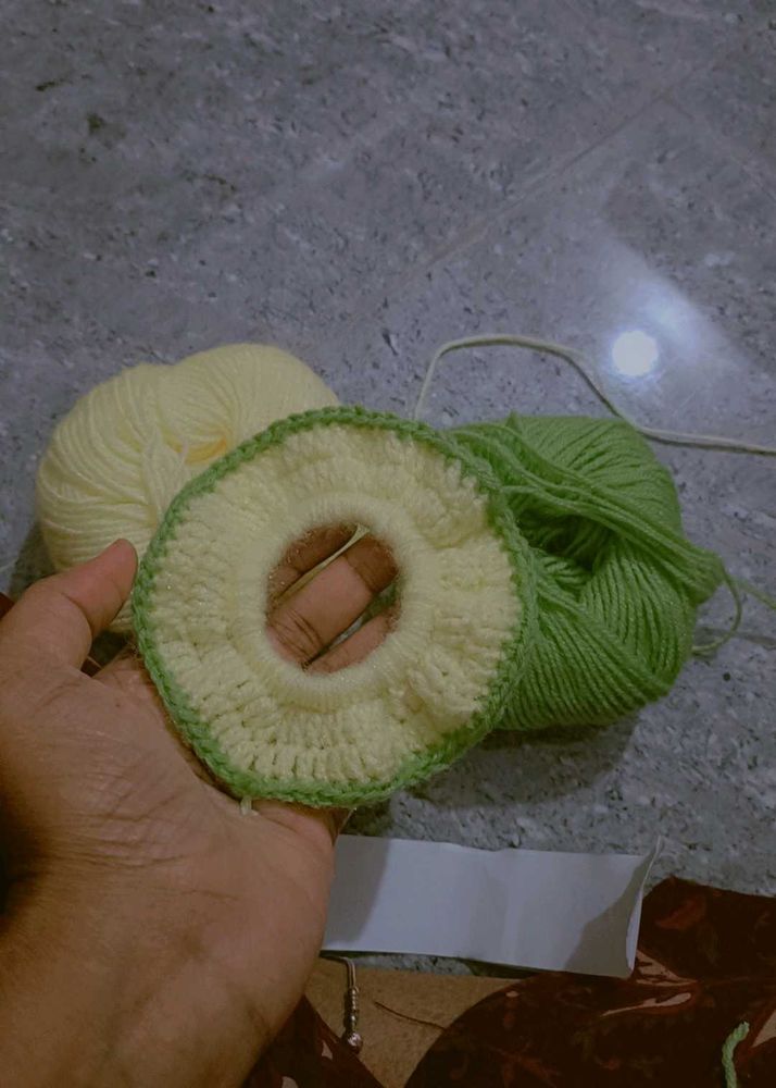 Handmade Crochet Scrunchie