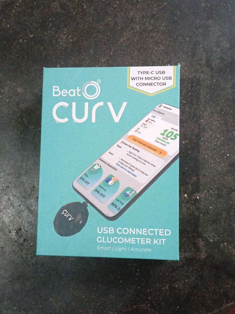 BeatO Curv Glucometer Kit