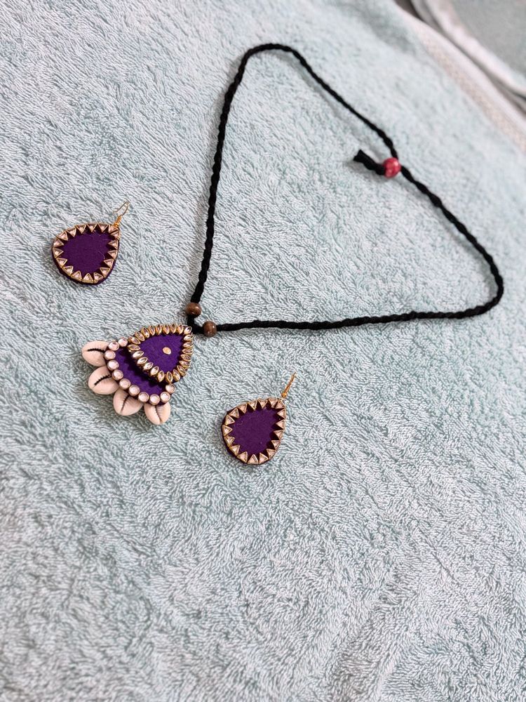 Bohemian Style Necklace and Earrings Set