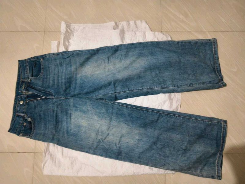 Blue Wash Denim Jeans