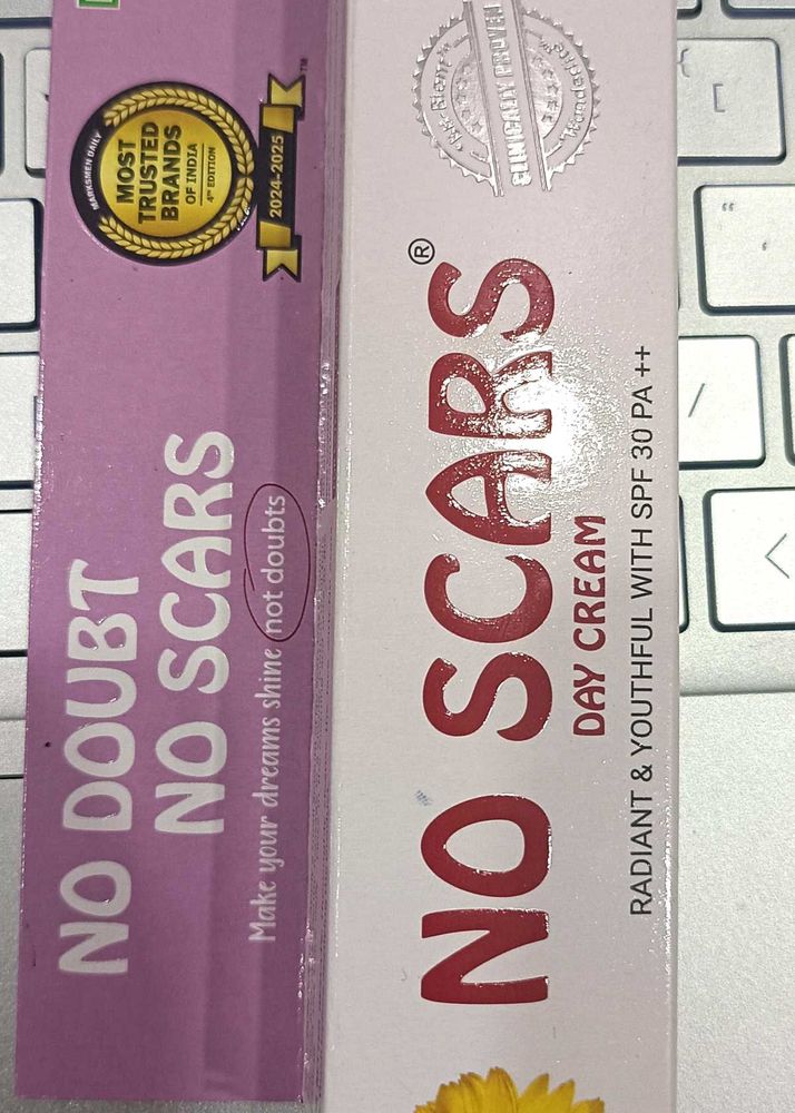 "No Scars Day Cream"