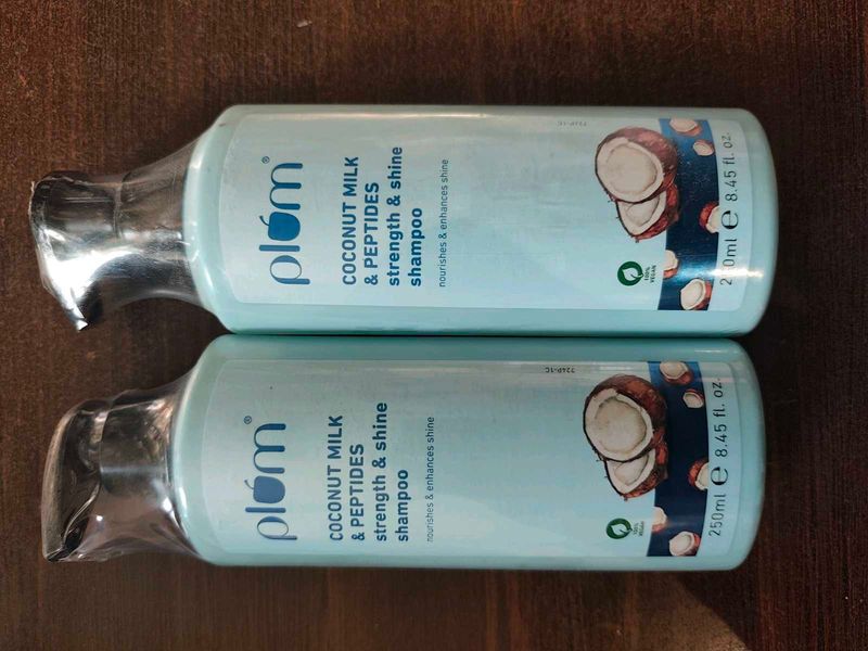 Plum Coconut Milk &amp; Peptides Shampoo Set