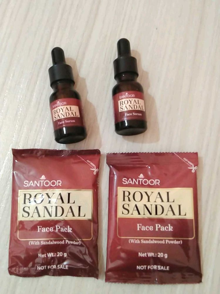 👸Santoor Royal Sandal Face Serum &amp; Pack