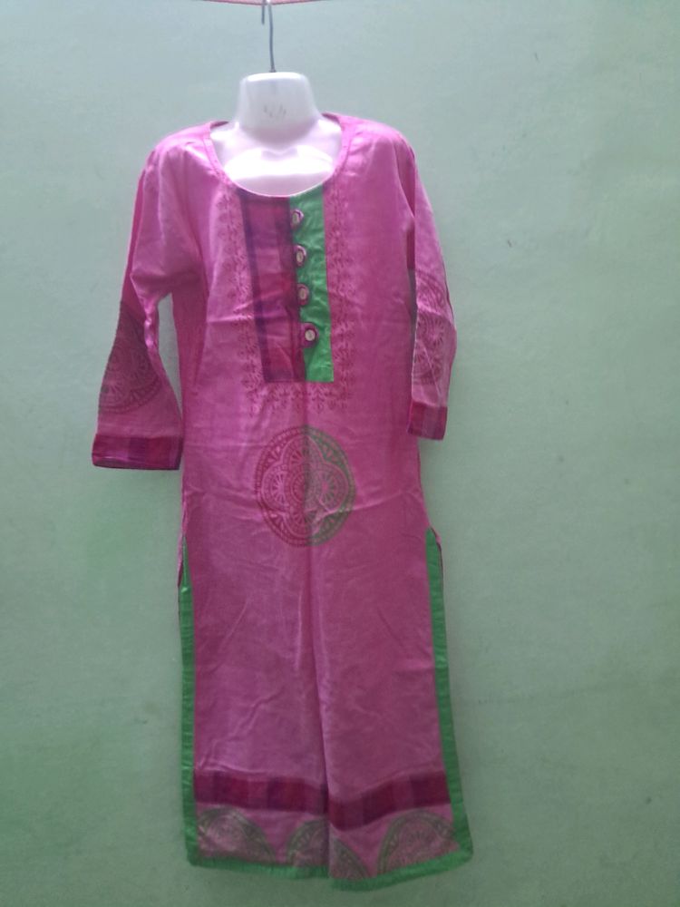 Comfy Pink Kurta