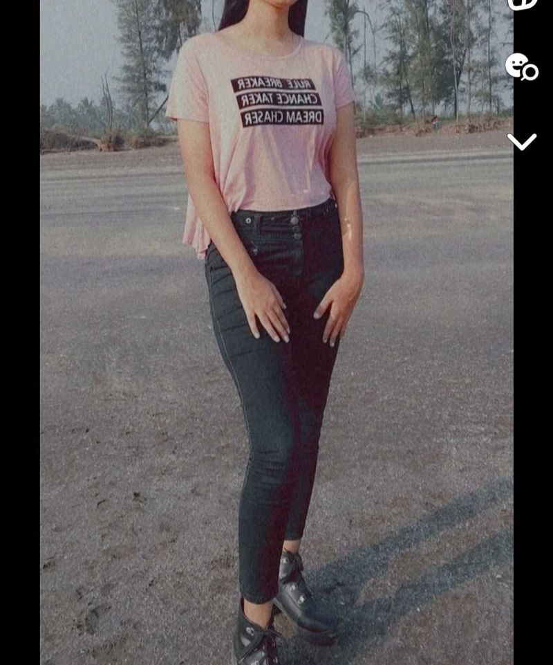 Pink Graphic T-Shirt