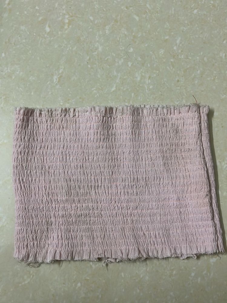 Smocked Pink Tube Top