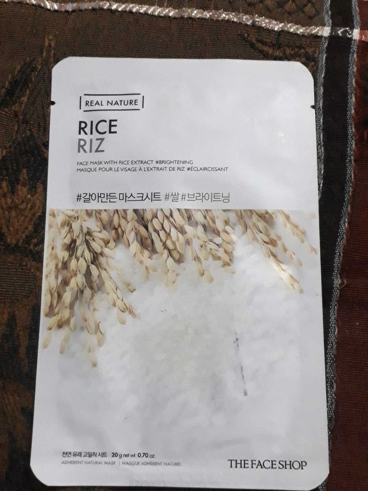 The face shop Real Nature Rice Fac