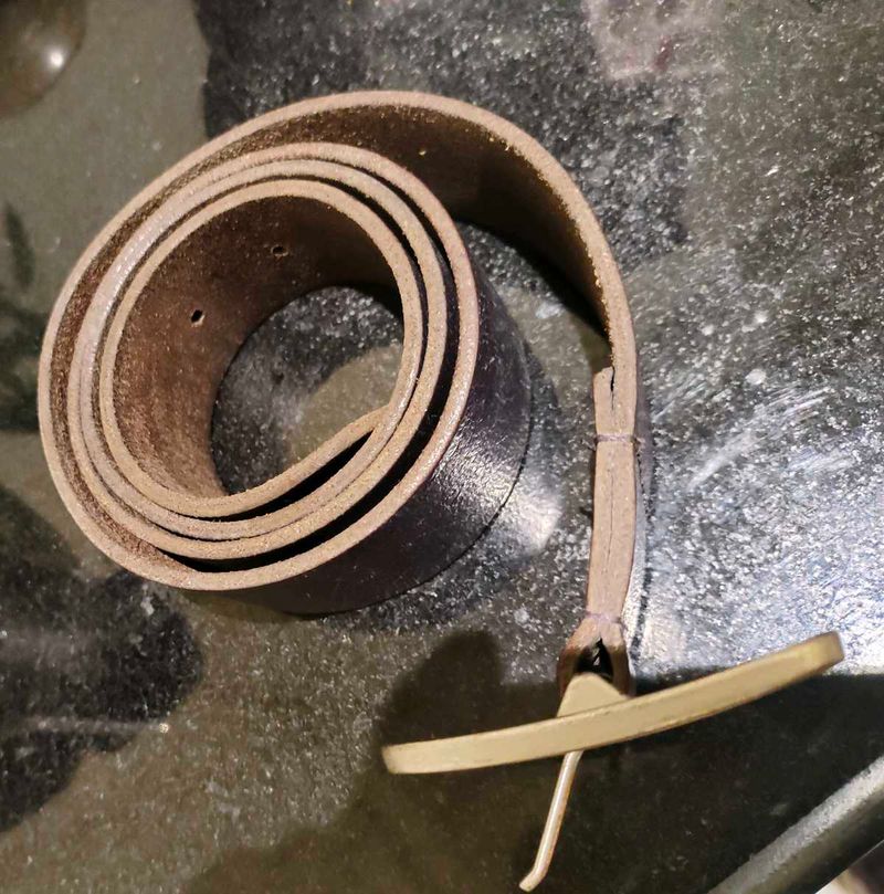 Original EDC Genuine Leather Belt-Copper Buckle
