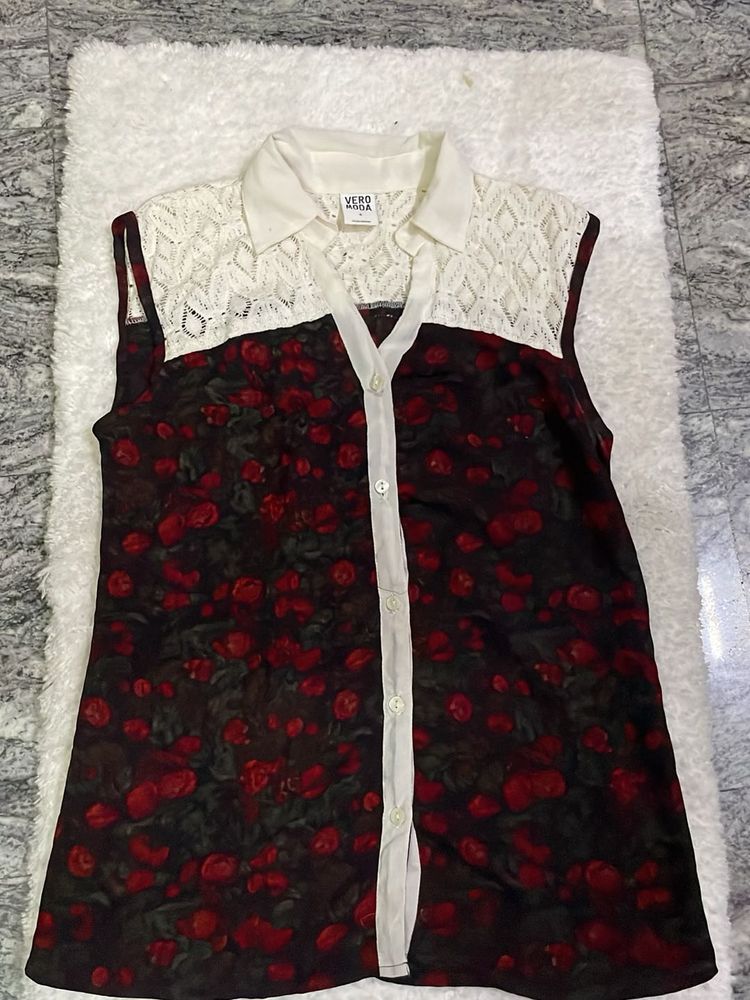 Vero Moda Floral Sleeveless Top