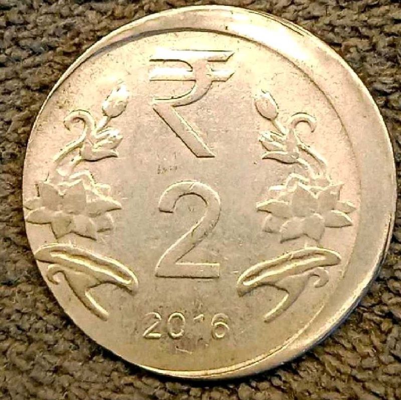 Two Rs. Error Coin
