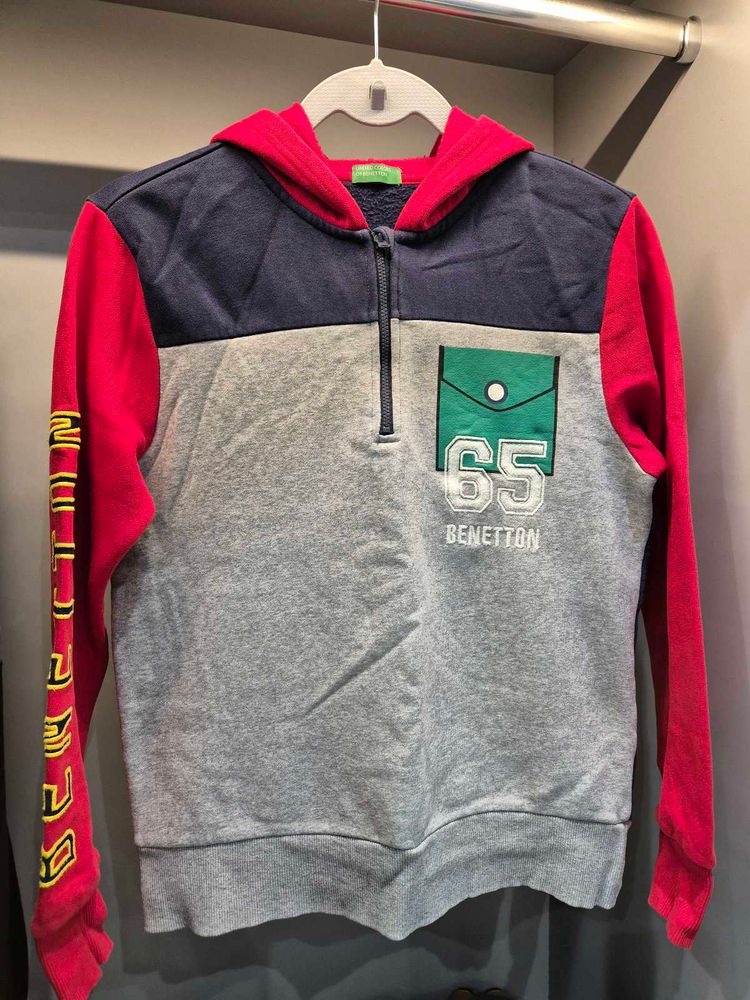 Benetton Colorblock Hoodie
