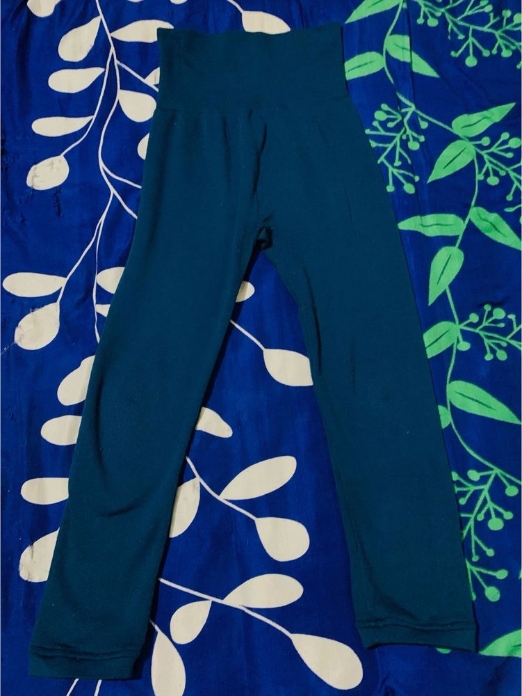 Teal High-Waist Leggings