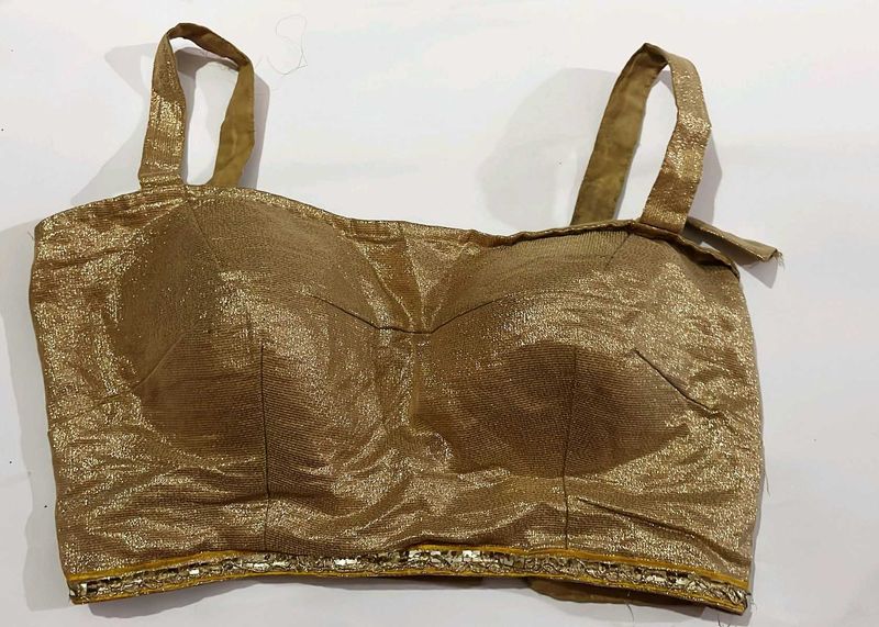 Designer Golden Blouse
