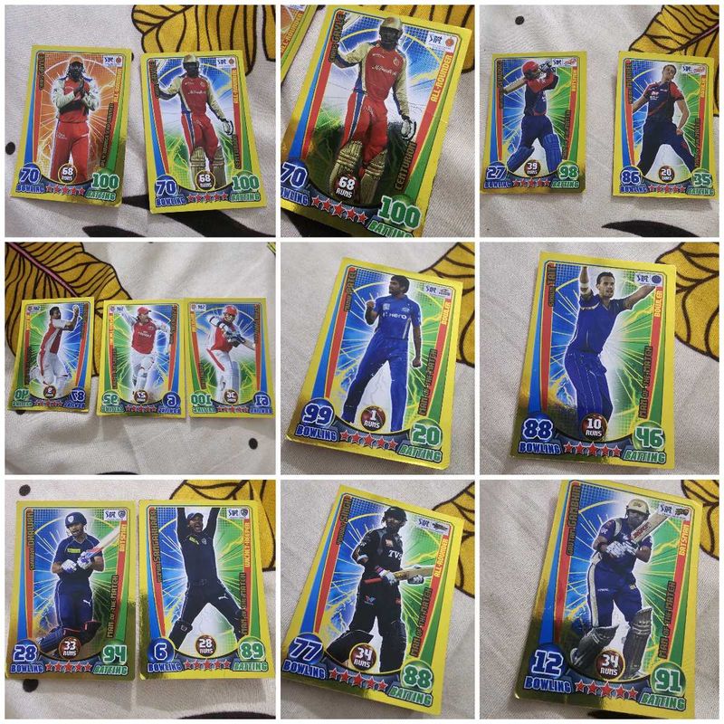 Topps 2012 Cricket Attax set
