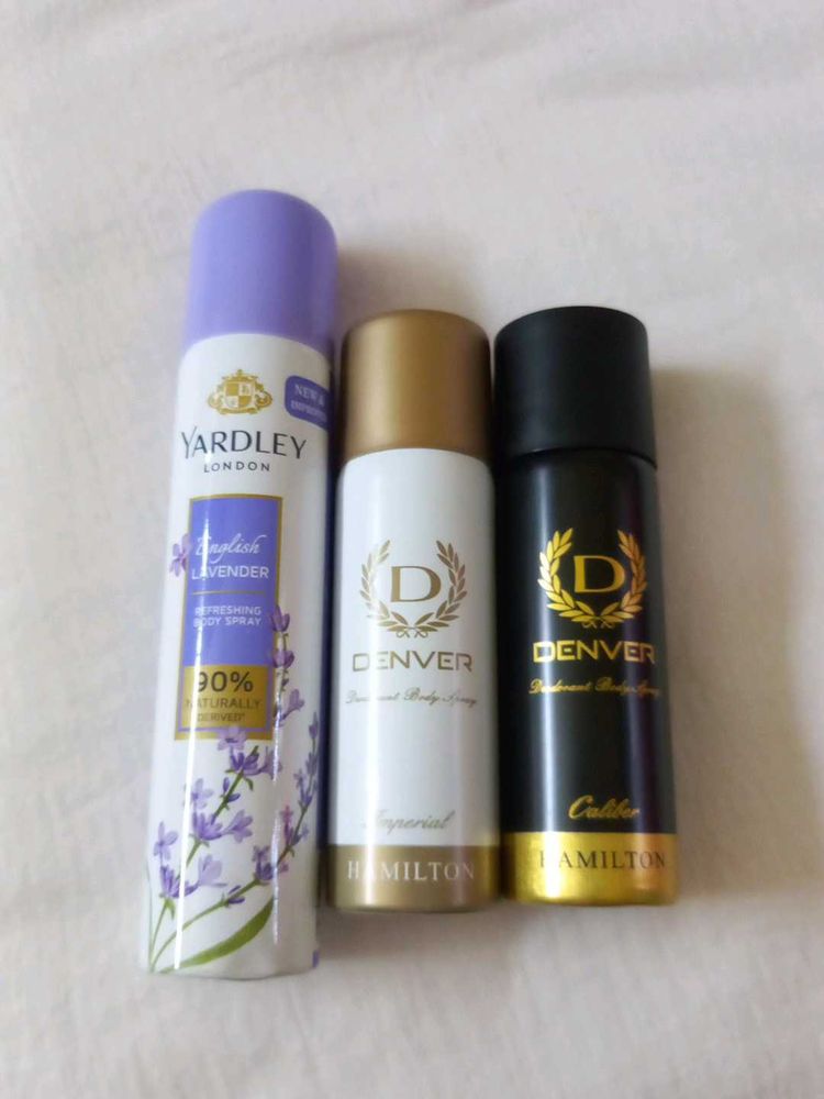 Yardley &amp; Denver Deodorant Spray Bundle