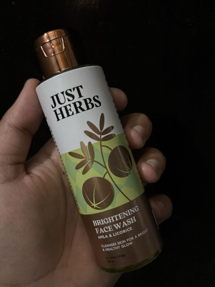 Just Herbs Brightening Face Wash