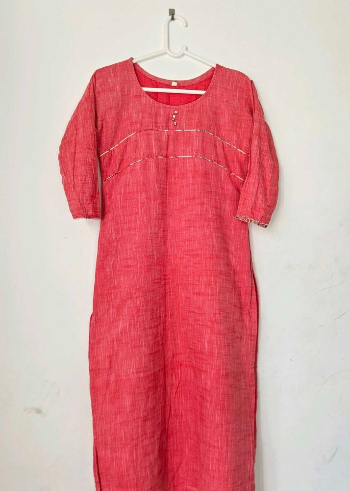 Rose Cotton Kurta
