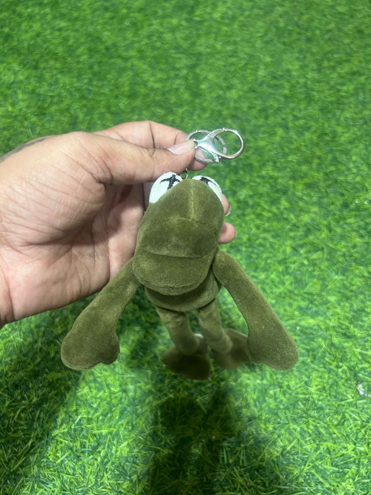 Cute Frog Keychain Plush