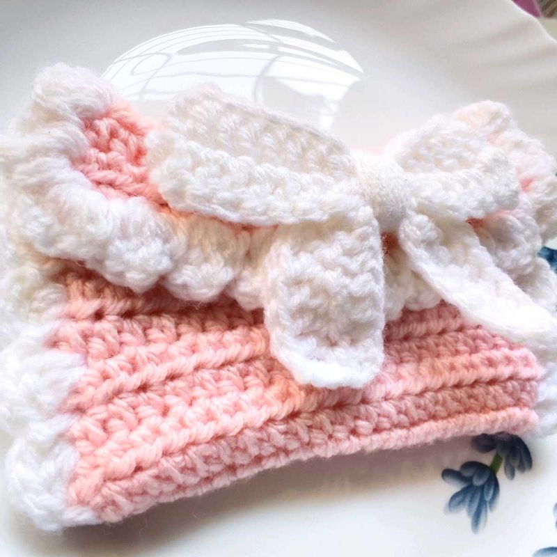Peach 🍑 Crochet Coin Purse 🩷🍃