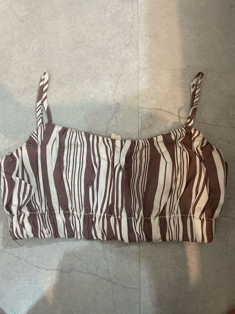 Striped Crop Top