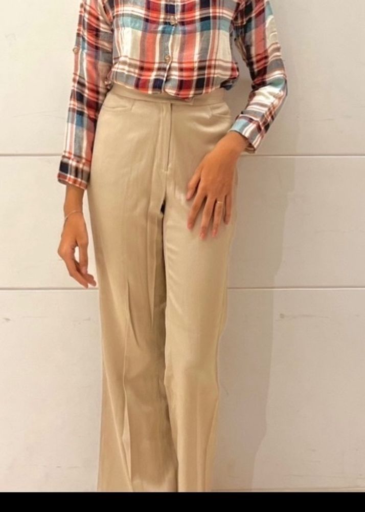 BEIGE FORMAL PANTS