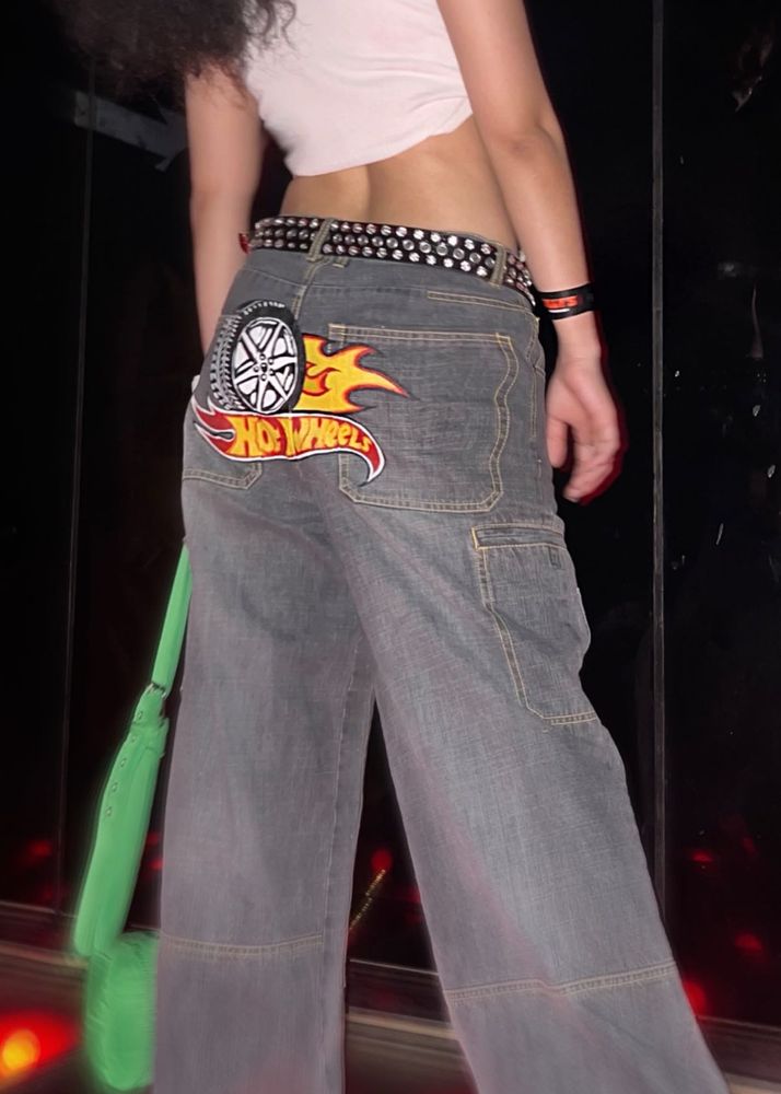 Hot Wheels Cargo Jeans waist 26-28 stretchable