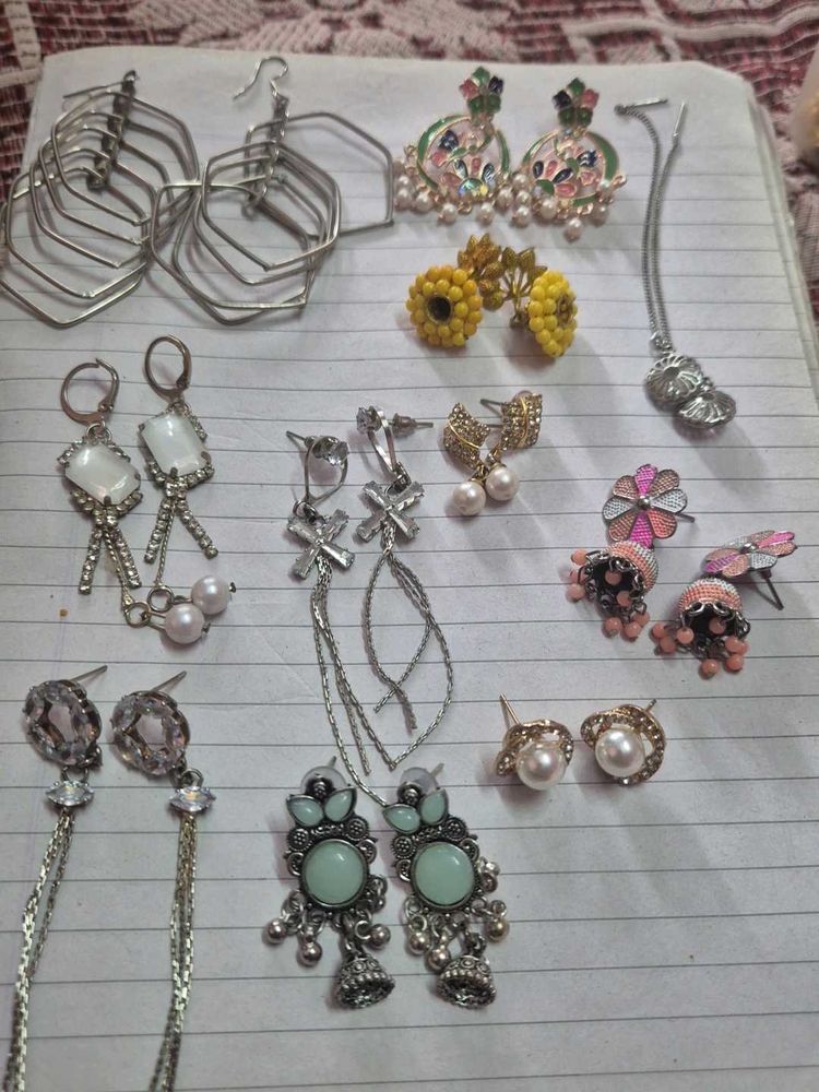Assorted Dangle &amp; Stud Earrings