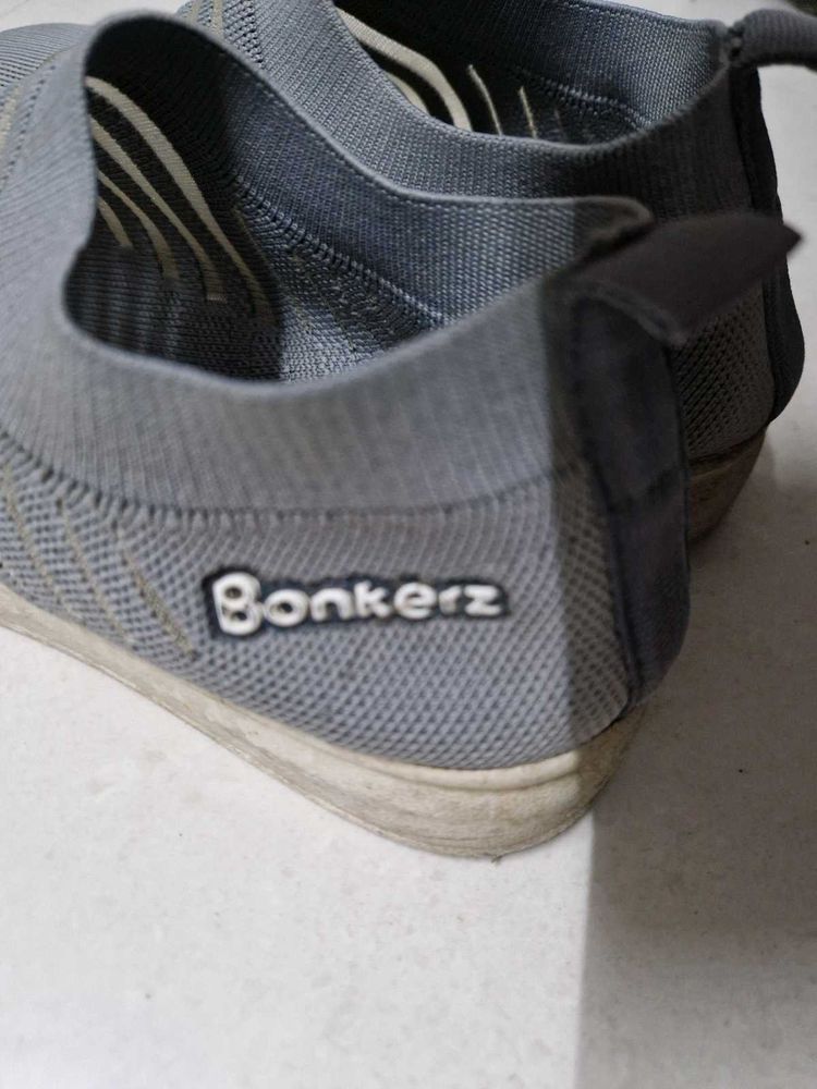 Comfortable Grey Slip-on Shoes