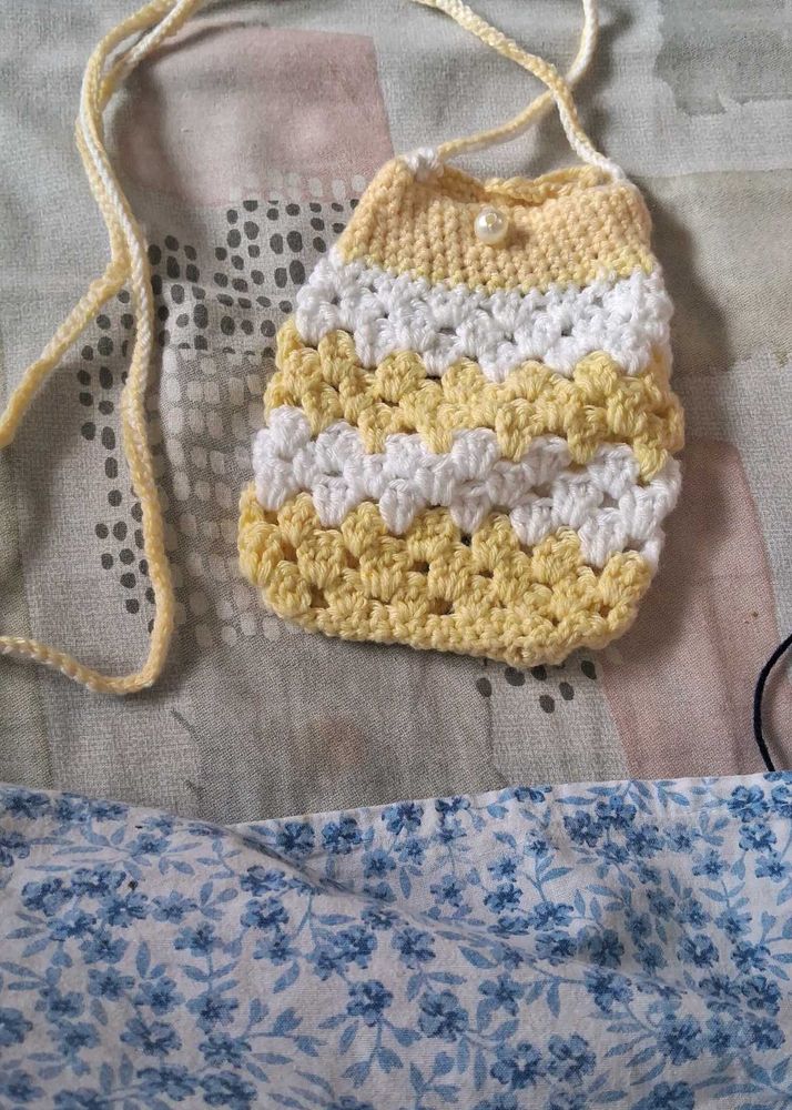 Handmade Crocheted Pouch