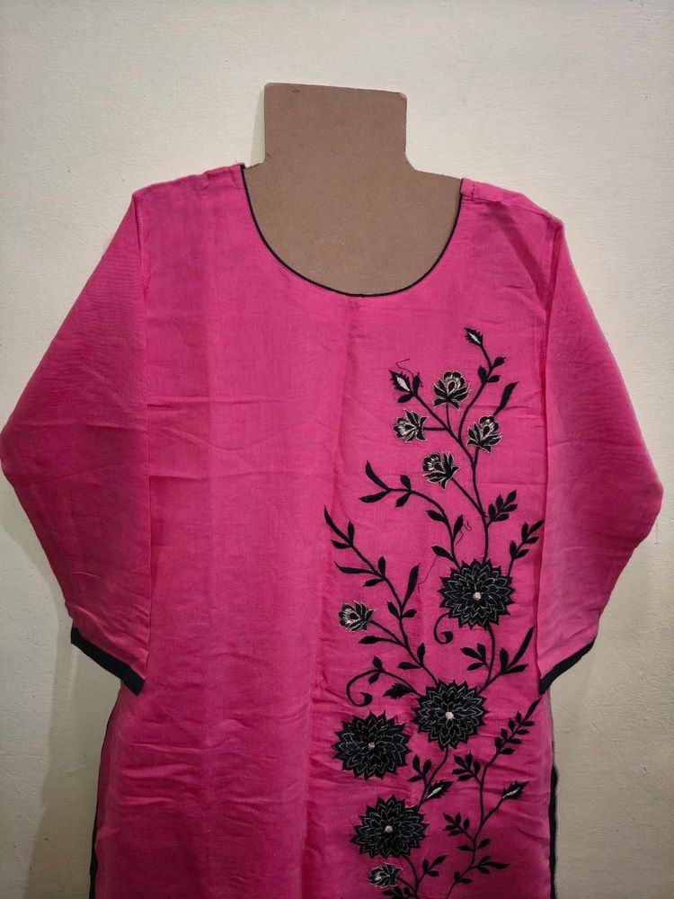 XXL Pink &amp; Black  Only Kurta It's New