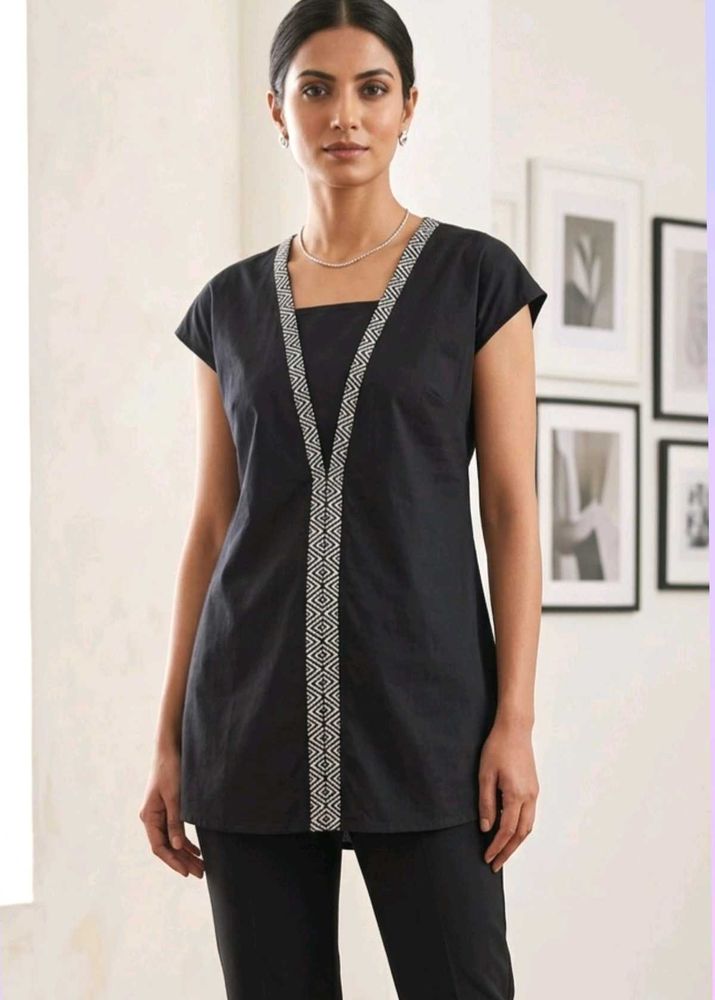Cotton Tunic With Pockets