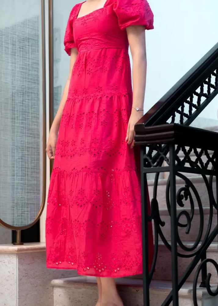 Chic Broderie Anglaise Dress