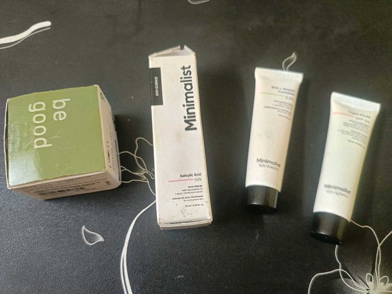 Minimalist Skincare Products Bundle