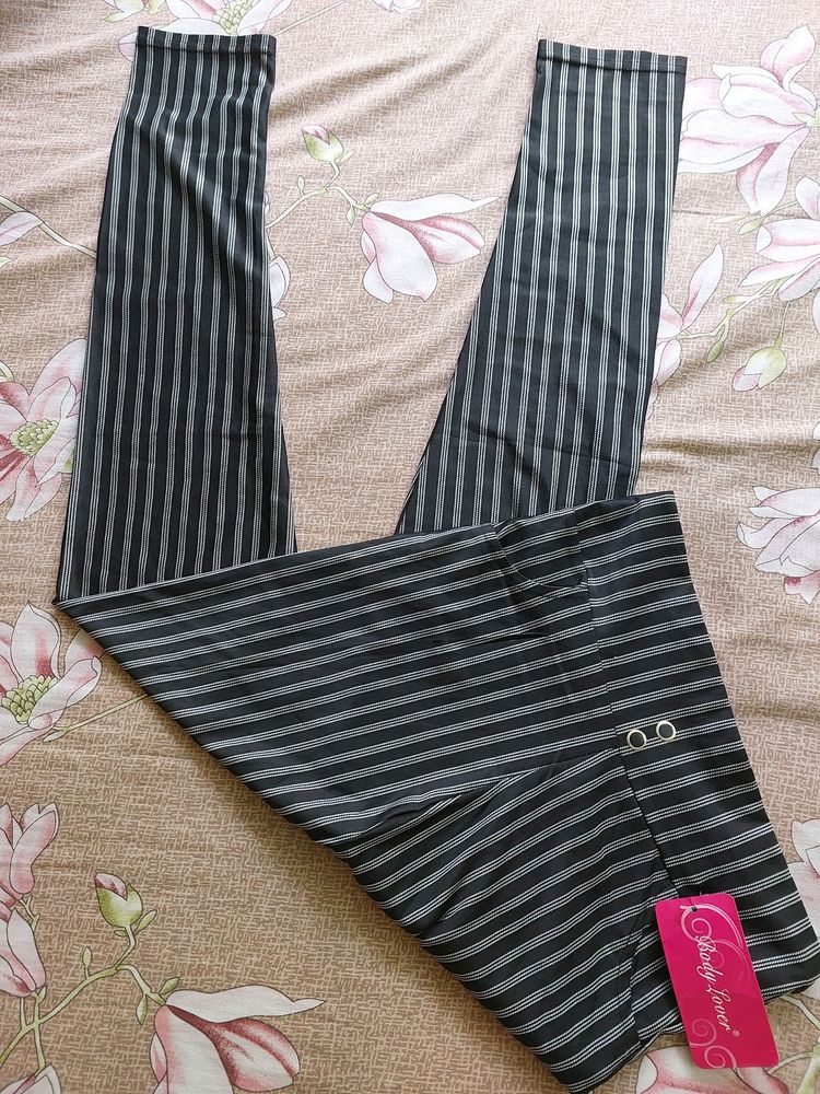 Body Lover Striped Leggings