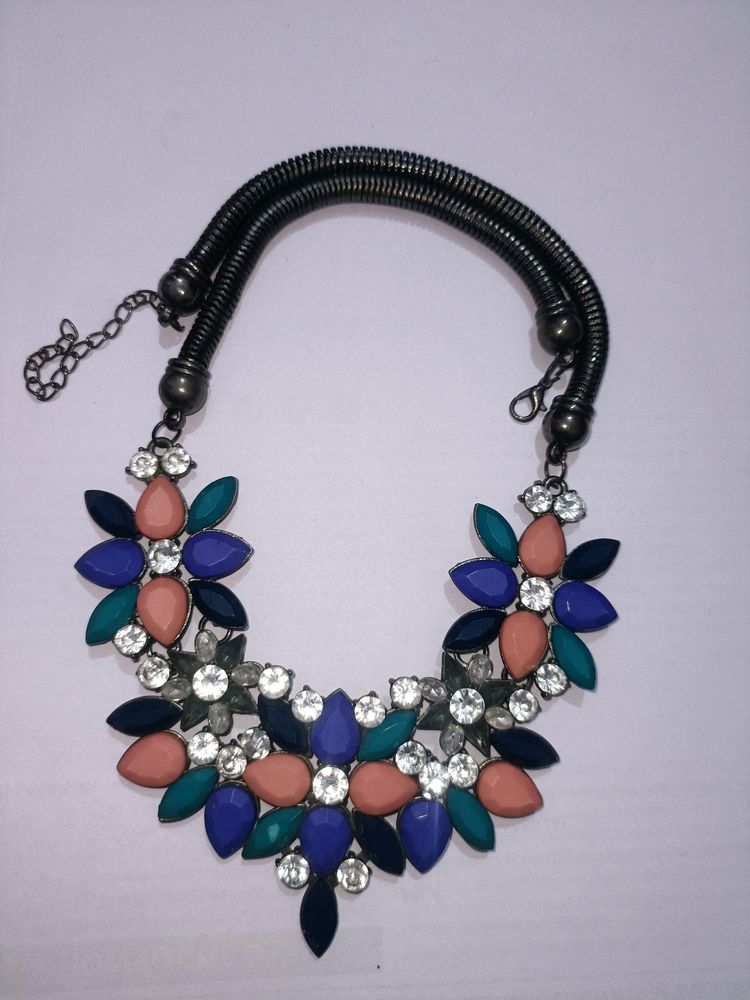Multi Colour Stone Necklace