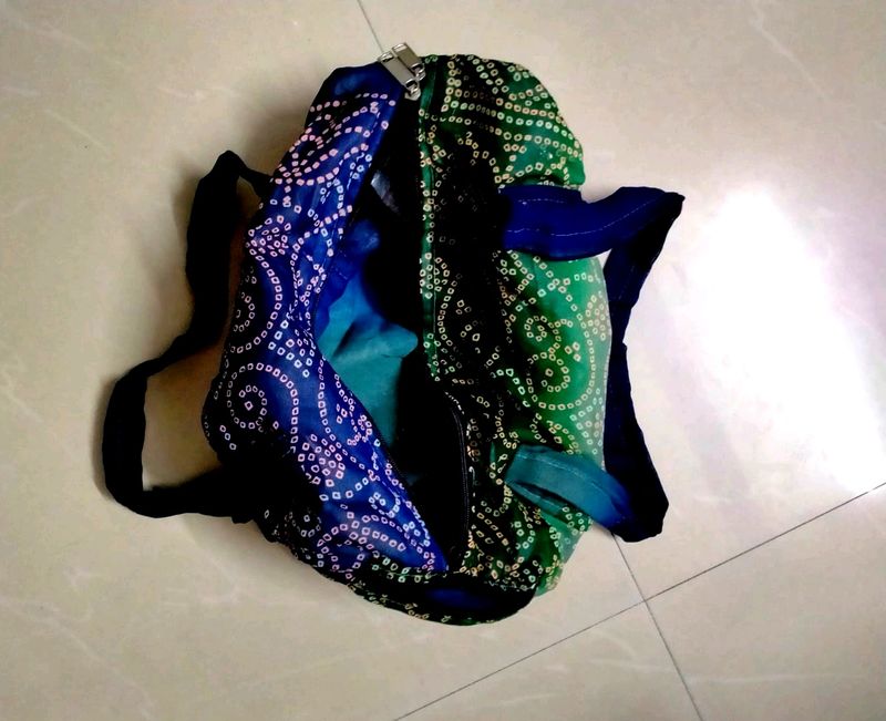 Sale!!! Cotton Handmade Bag Bandini Print