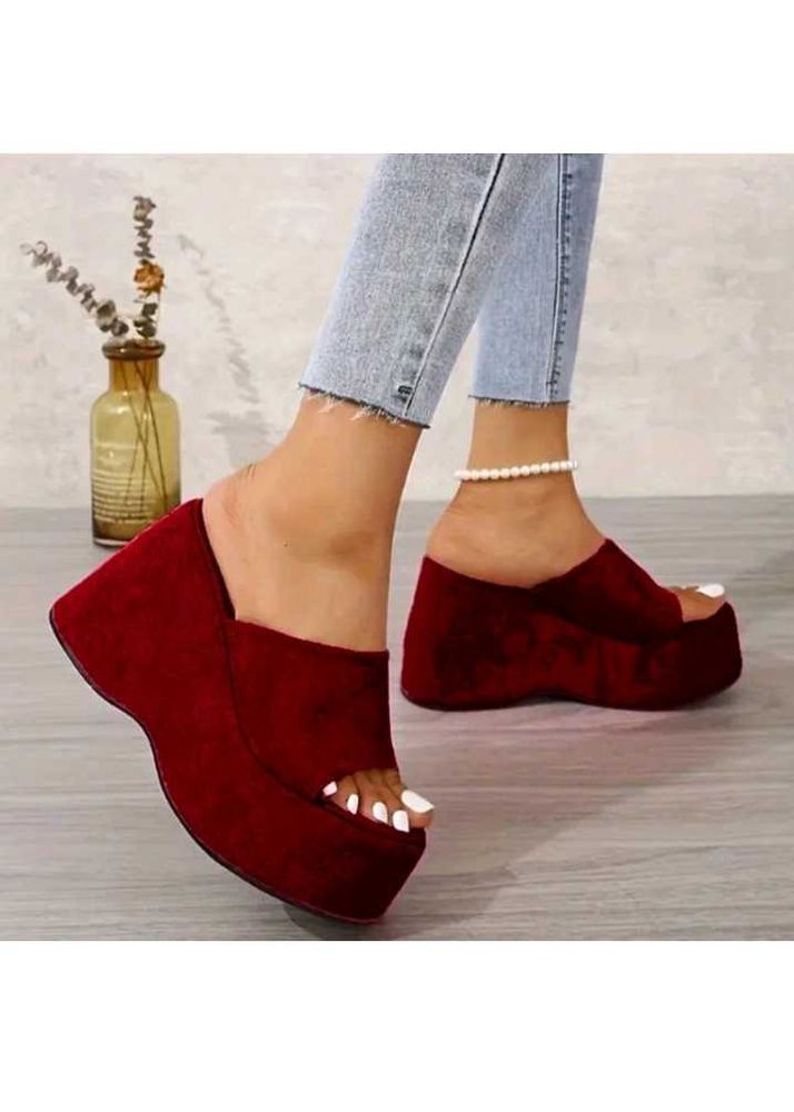 Platform Wedge Mules